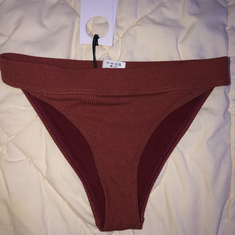 NWT CHARLIE HOLIDAY HIGH WAISTED BIKINI BOTTOMS